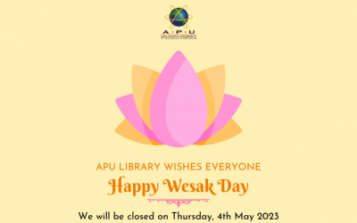 Library Closure : Wesak Day