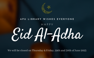 Library Closure : Eid Al- Adha 2023