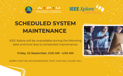 IEEE Xplore Scheduled System Maintenance