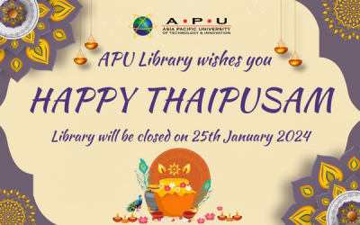 Library Closure : Thaipusam