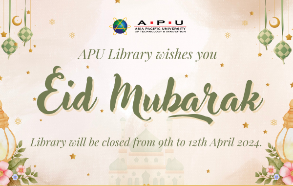 Library Closure : Eid Mubarak 2024