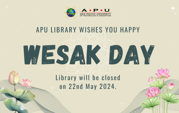 Library Closure : Wesak Day