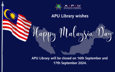 Library Closure : Malaysia Day & Prophet Muhammad’s Birthday