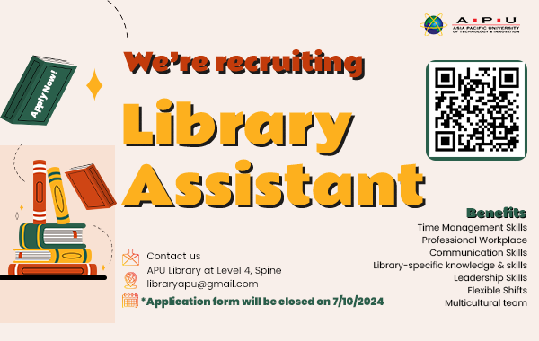 Library Recruitment October 2024