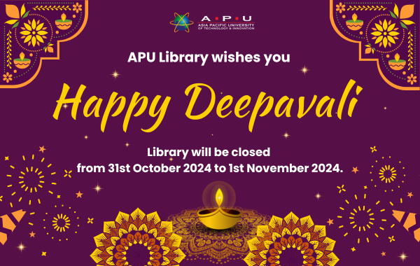 Library Closure : Deepavali 2024