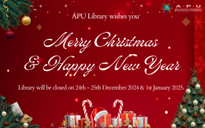 Library Closure : Christmas 2024 & New Year 2025