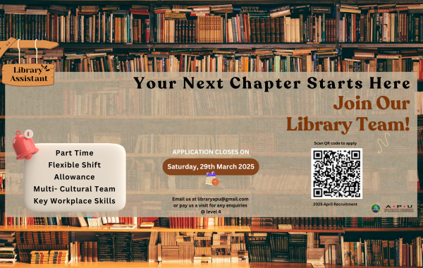 Library Recruitment April 2025