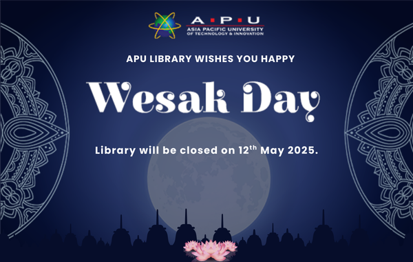 Library Closure – Wesak Day