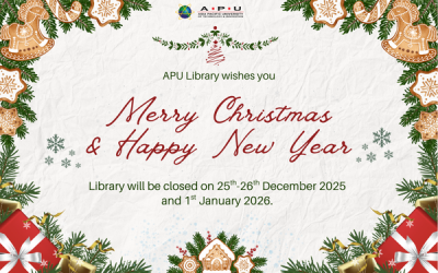 Library Closure : Christmas 2025 & New Year 2026