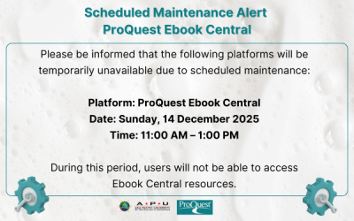 ProQuest Scheduled Maintenance