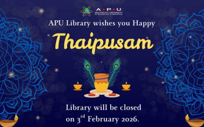 Library Closure : Thaipusam Celebration