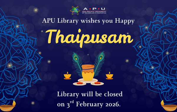 Library Closure : Thaipusam Celebration