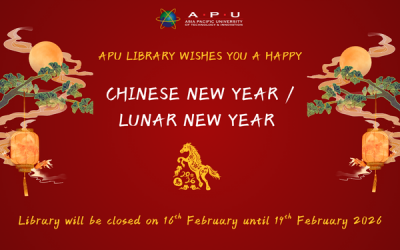 Library Closure : Chinese New Year / Lunar New Year 2026